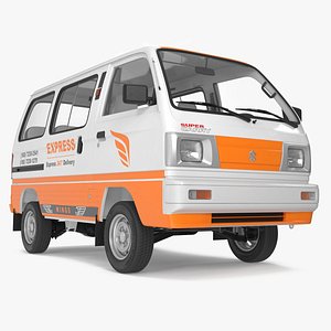 3D Suzuki Passenger Delivery Van