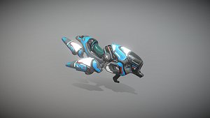3D hovercraft destroyer