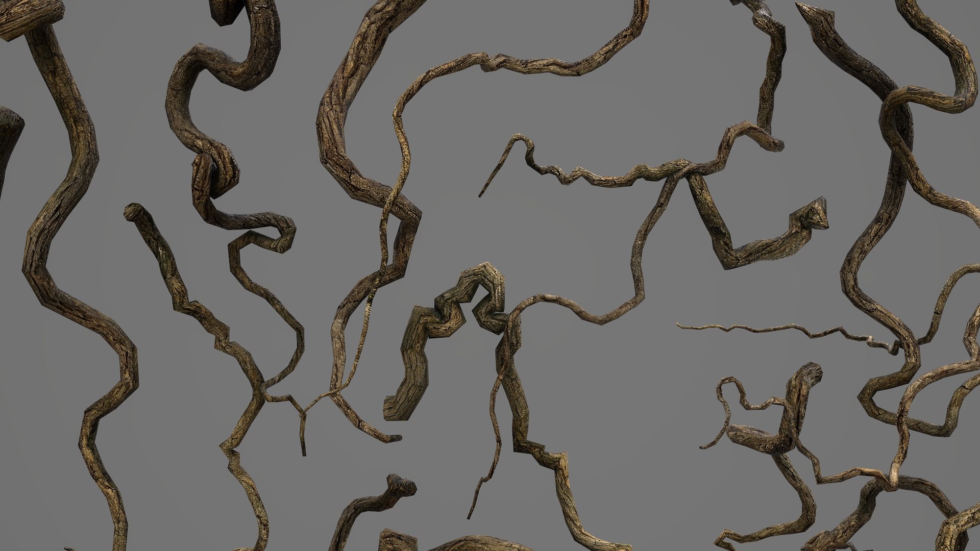 Tree Roots V7 PBR Model - TurboSquid 2381874