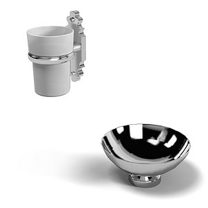 thg soap antuque dish tumbler classic chrome