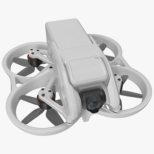 3D Camera Drone Rigged model