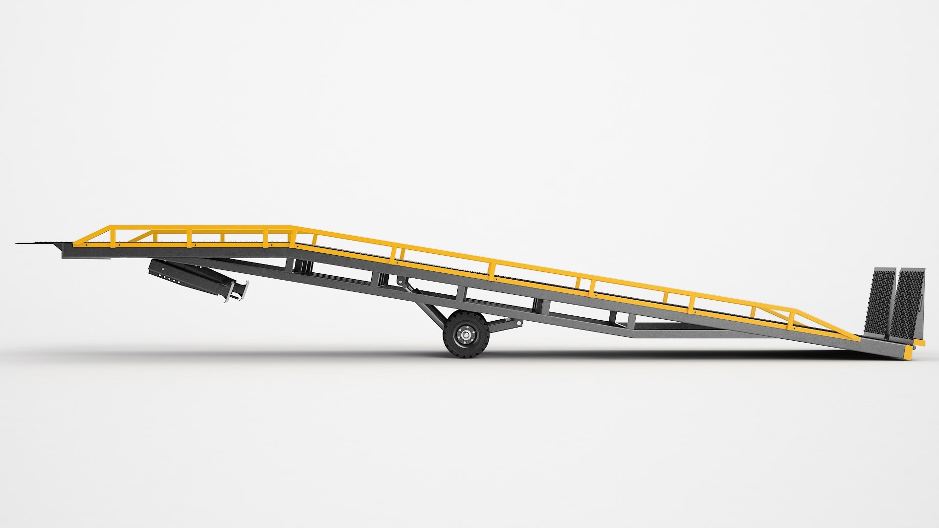 Trailer Loading Dock Forklift Ramp 01 3D Model - TurboSquid 2259300