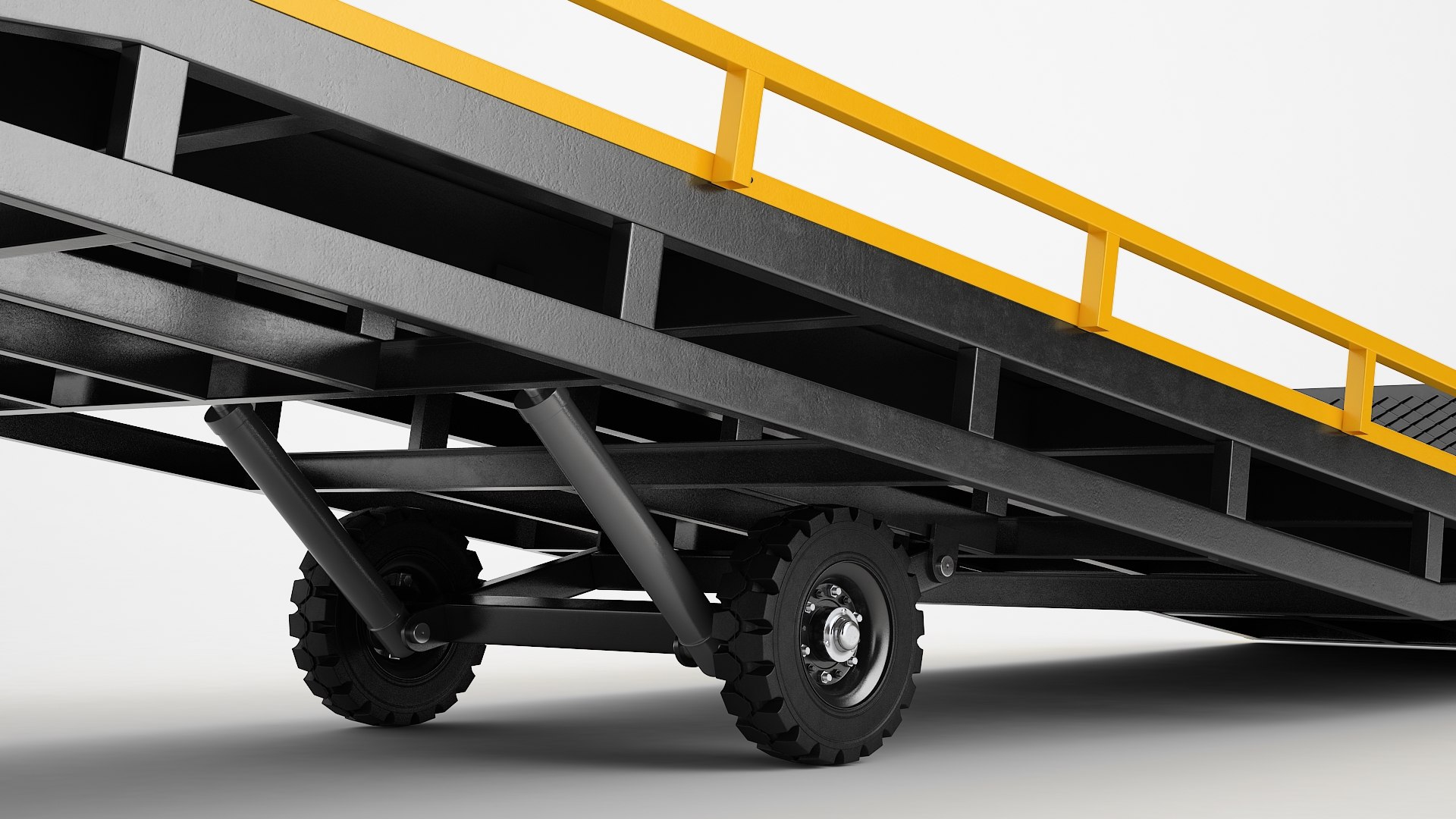 Trailer Loading Dock Forklift Ramp 01 3D Model - TurboSquid 2259300