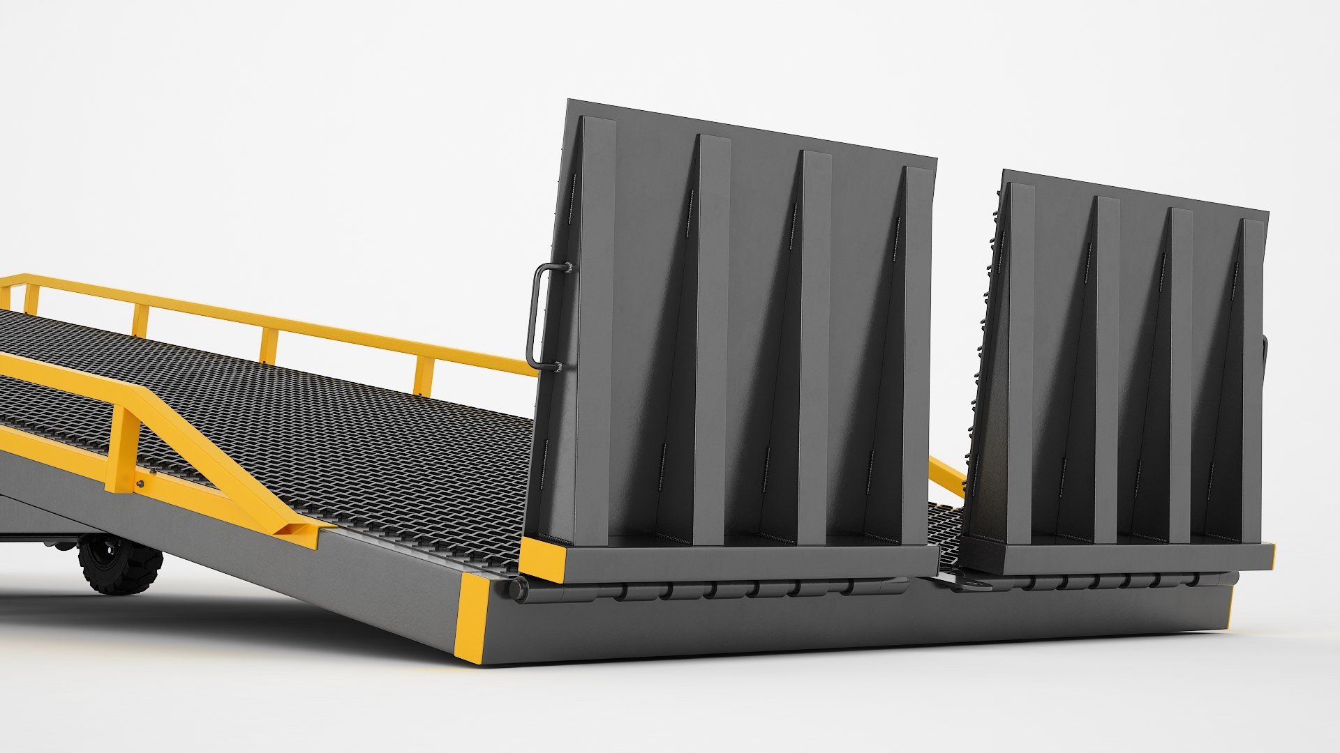 Trailer Loading Dock Forklift Ramp 01 3D Model - TurboSquid 2259300
