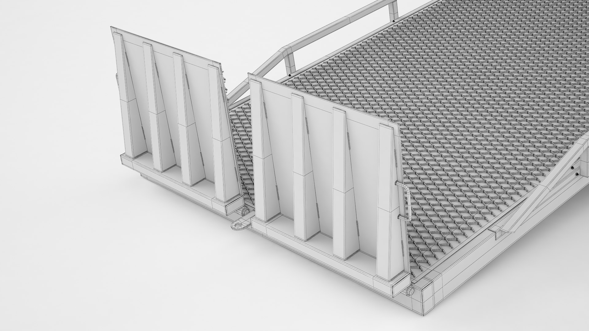 Trailer Loading Dock Forklift Ramp 01 3D Model - TurboSquid 2259300