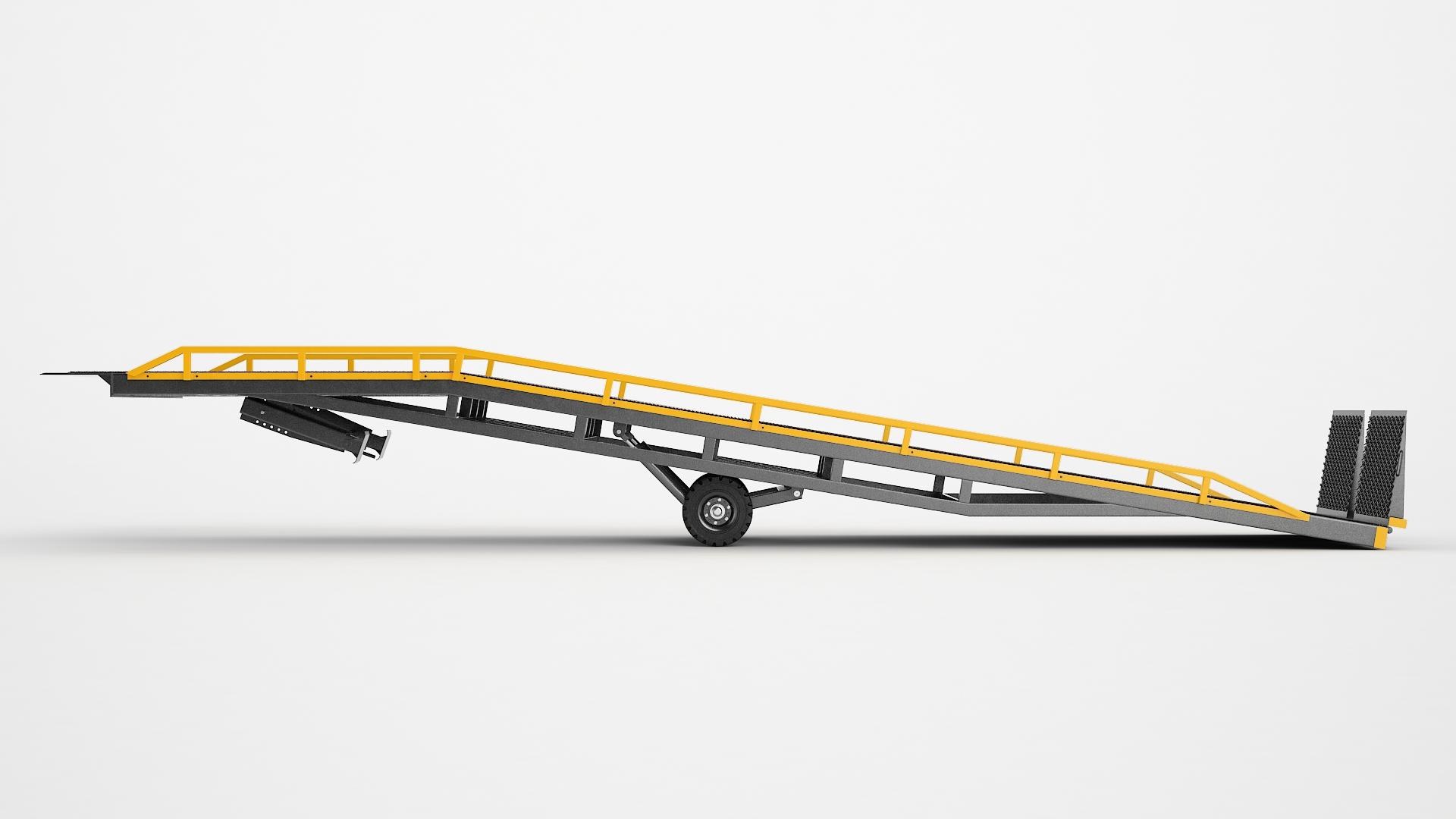 Trailer Loading Dock Forklift Ramp 01 3D Model - TurboSquid 2259300