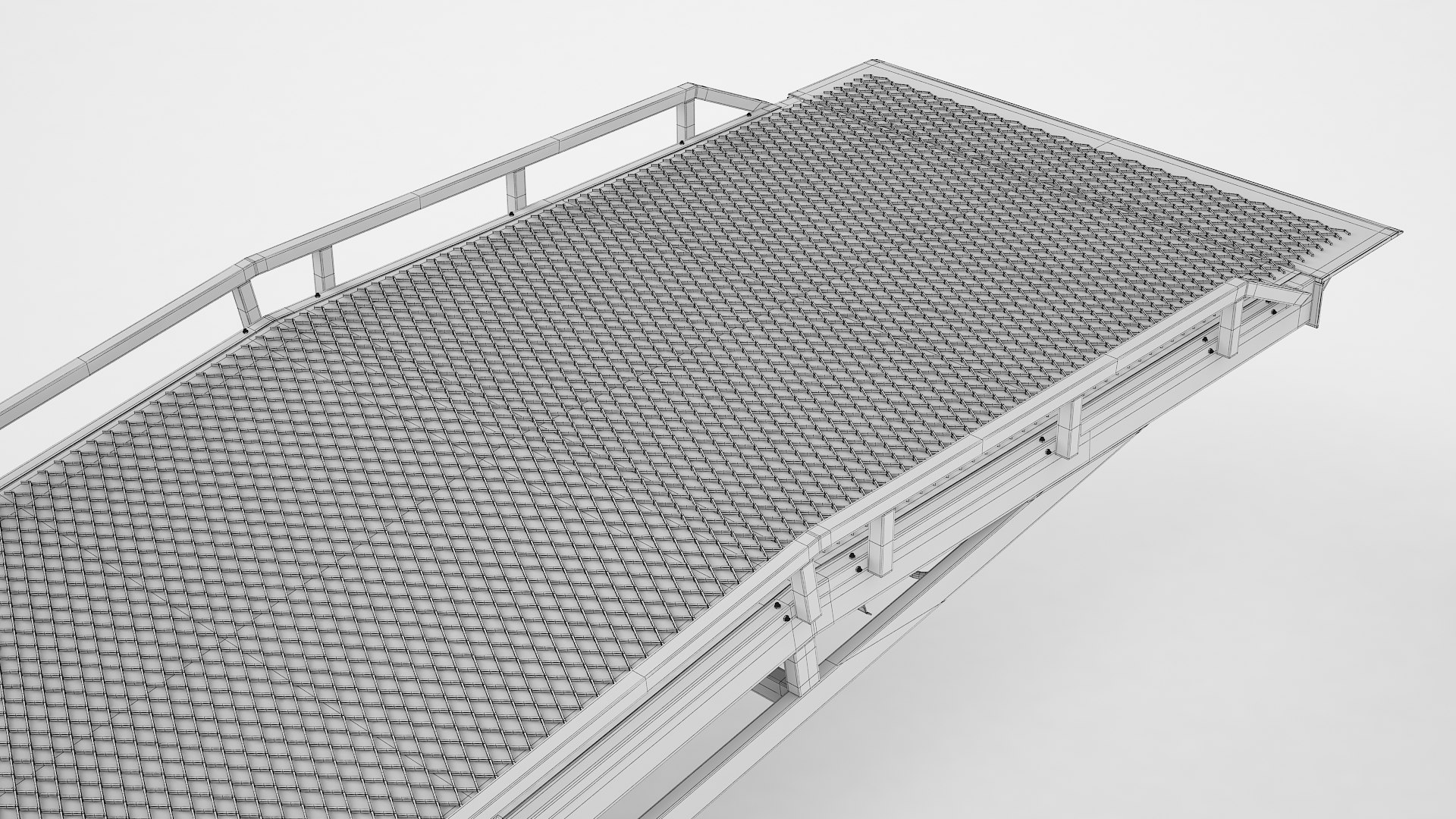Trailer Loading Dock Forklift Ramp 01 3D Model - TurboSquid 2259300