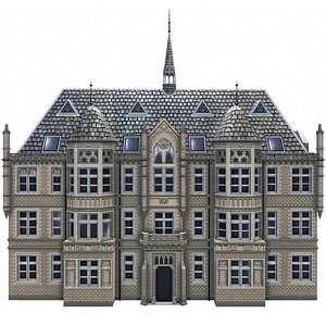 3D model 19th building architecture
