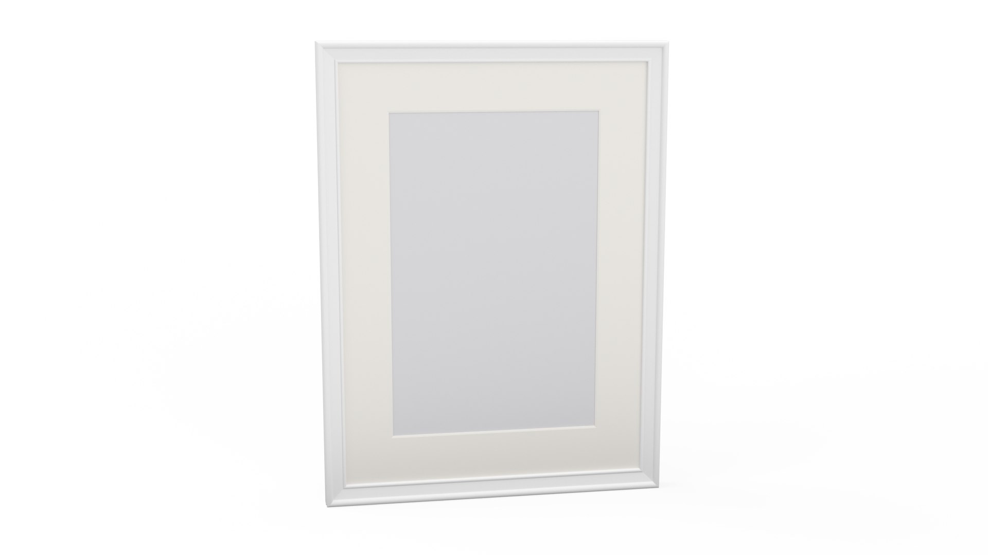 Frame for Children Room IKEA KNOPPANG White 3D model preview