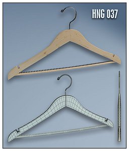 3d clothes hanger model