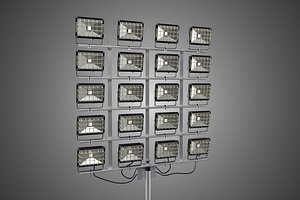20 ARRAY GRID LIGHT TOWER STADIUM LIGHTING POLE STAND FLOODLIGHT model