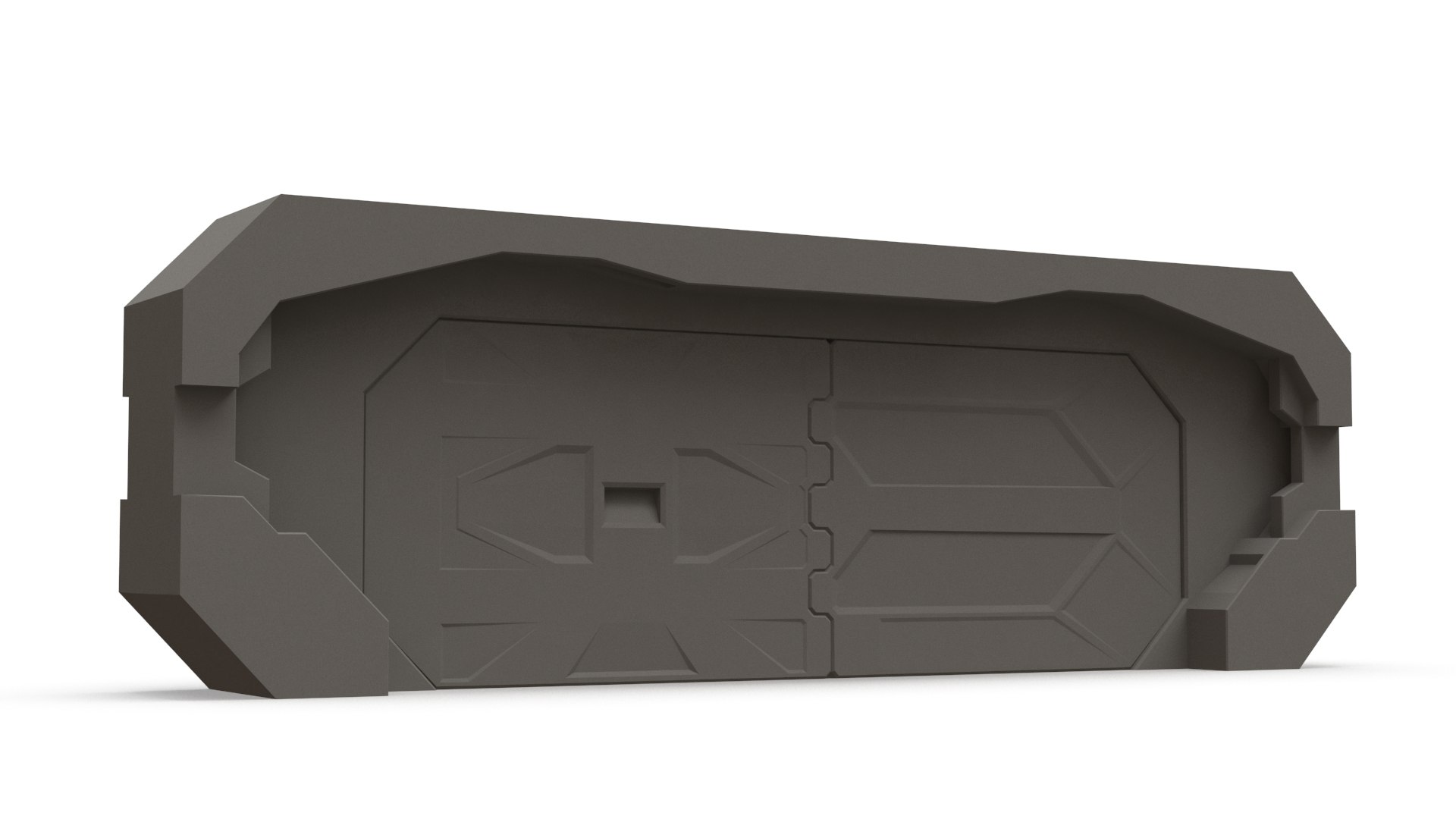 3D SciFi Gate PBR - TurboSquid 1811394