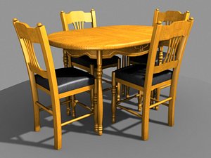 dining table 3d max