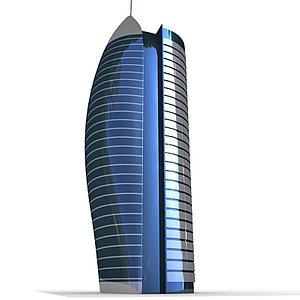 3d building skyscraper