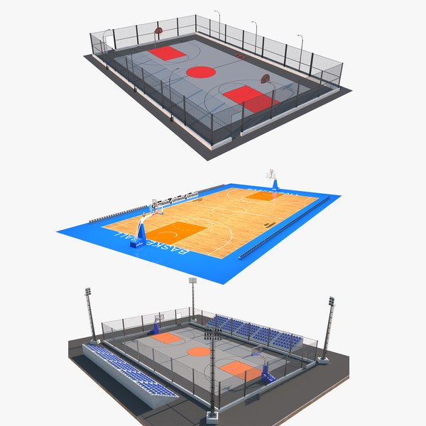 3D model Basketball Court Collection 2