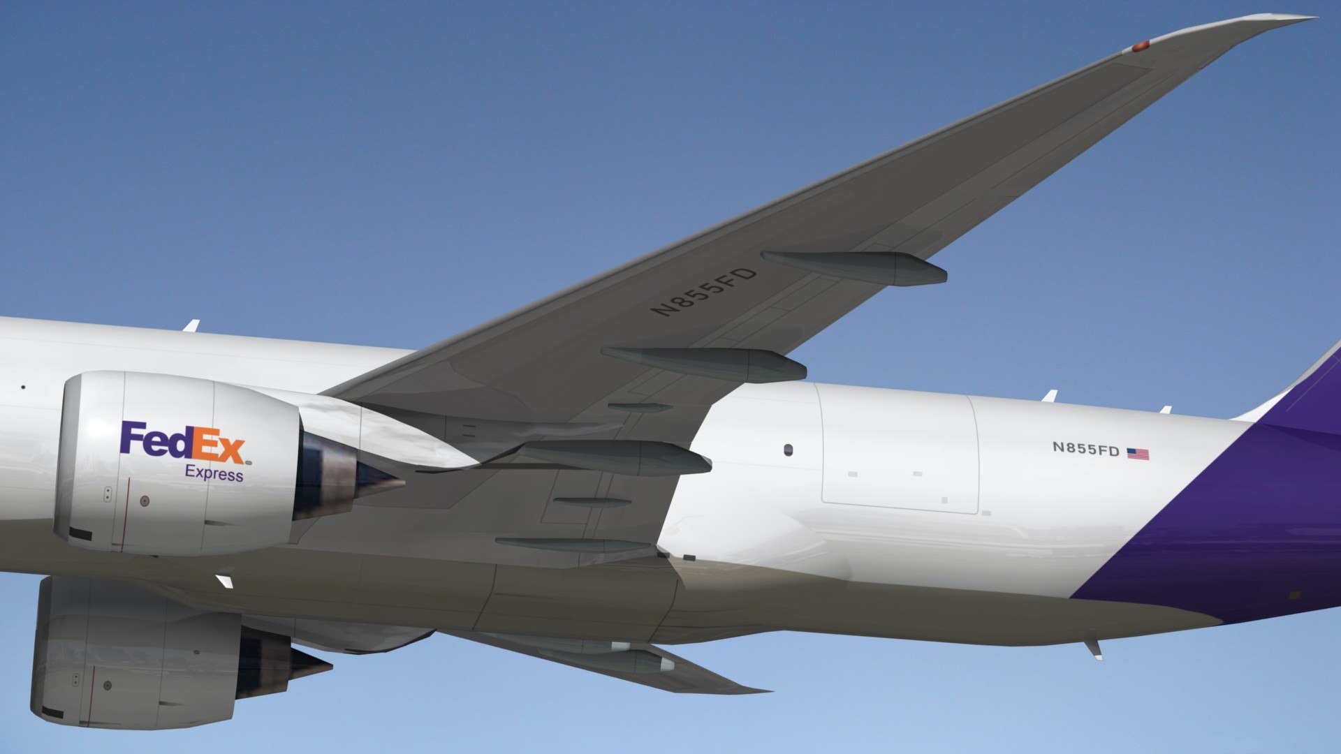 Boeing 777F Fedex 3D model https://p.turbosquid.com/ts-thumb/TY/8vAgGo/D4/b77fedpr9/jpg/1649064613/1920x1080/fit_q87/84491ccab9b2c898907aa5bc0449062d7e9c8af8/b77fedpr9.jpg