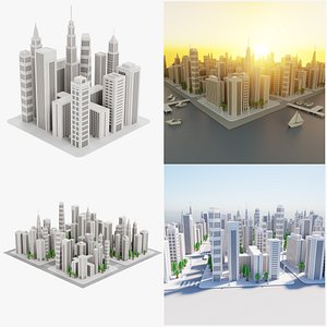 3D model Paper Cities