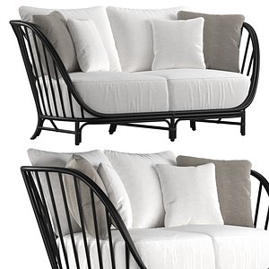 3D KYOTO ALU SOFA 2 SEAT