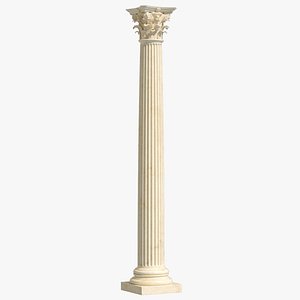 Classic Corinthian Column model