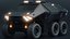 Riesiges Sci-Fi-Fahrzeugkonzept 3D mit PBR-Textur