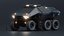 Riesiges Sci-Fi-Fahrzeugkonzept 3D mit PBR-Textur