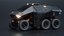 Riesiges Sci-Fi-Fahrzeugkonzept 3D mit PBR-Textur