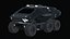 Riesiges Sci-Fi-Fahrzeugkonzept 3D mit PBR-Textur