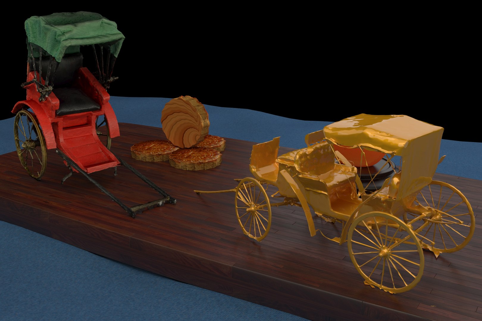 Chinese Rickshaw 3D - TurboSquid 2244208