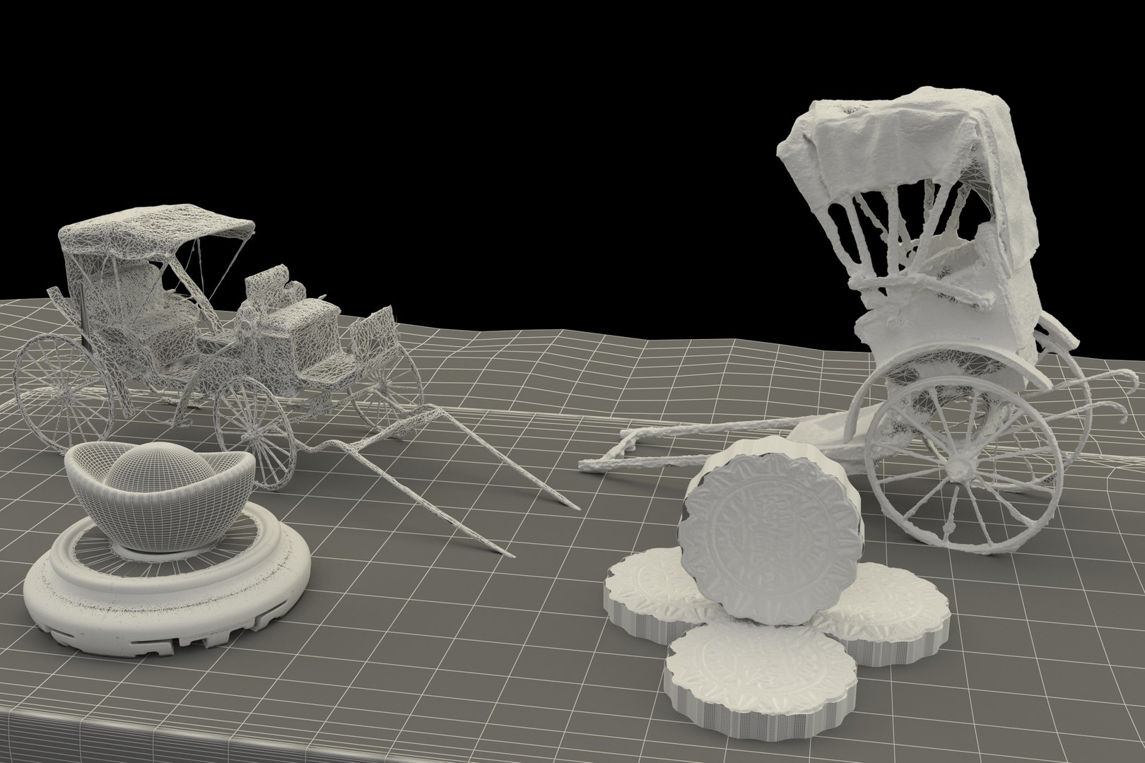 Chinese Rickshaw 3D - TurboSquid 2244208
