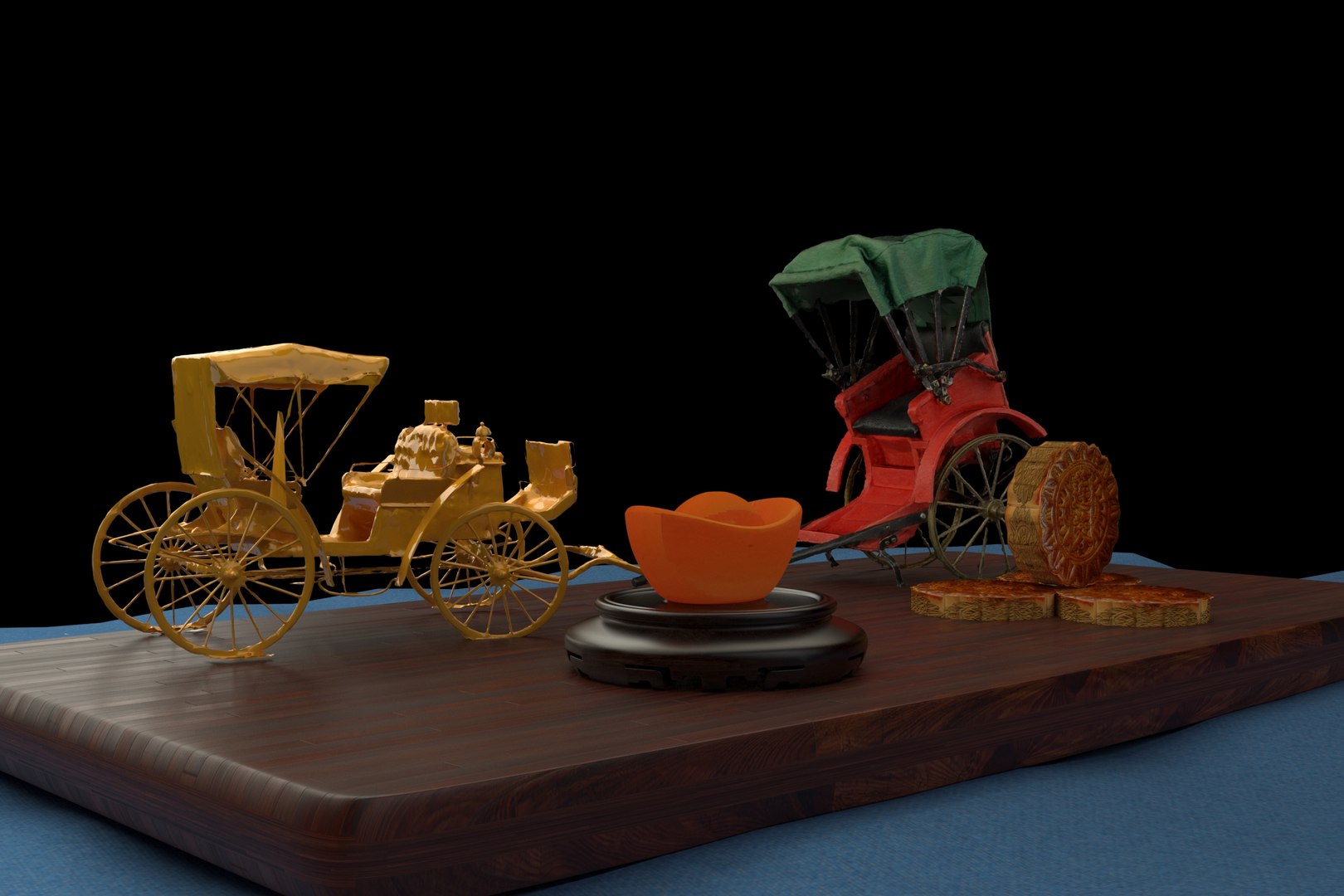 Chinese Rickshaw 3D - TurboSquid 2244208
