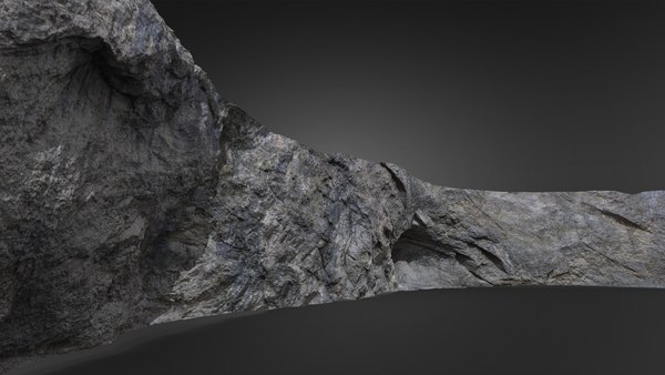 rock scanned 3D model