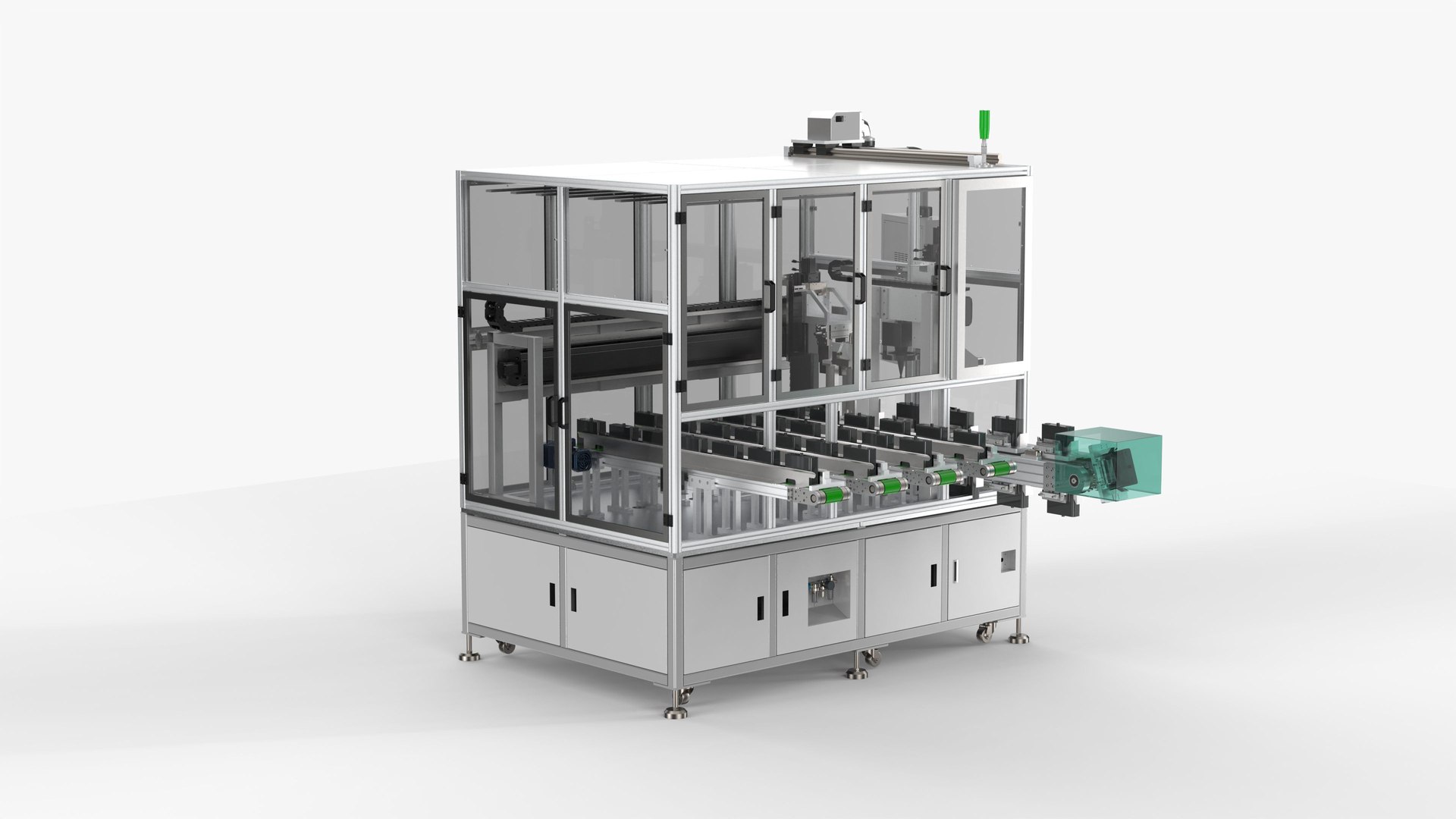 Automatic Power Battery Sorting Machine 3D Model - TurboSquid 2138381