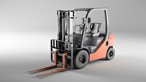 3D forklift toyota