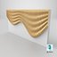 Wavy Sliced Wood Wall model