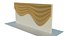 Wavy Sliced Wood Wall model