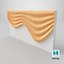 Wavy Sliced Wood Wall model