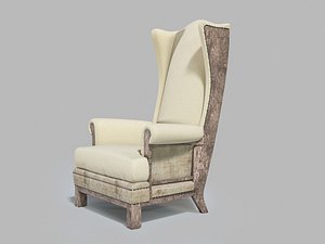 DECONSTRUCTED HIGHBACK WINGBACK CHAIR