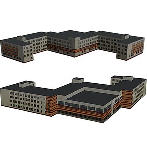 3d house street model