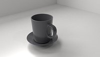 Cup and Saucer 10