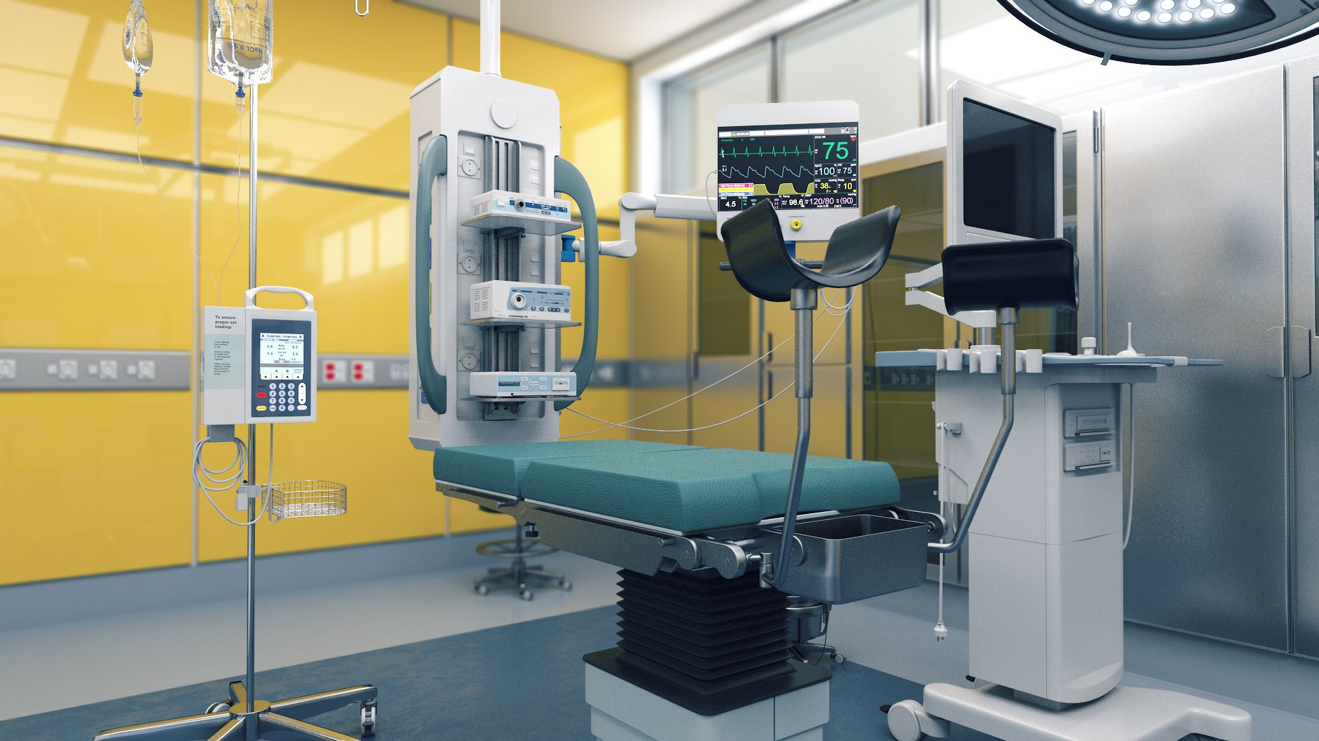 3D Gynecology Room 1 - TurboSquid 2149535