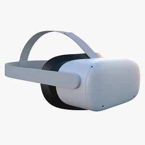 3D Oculus Quest 2 VR Headset