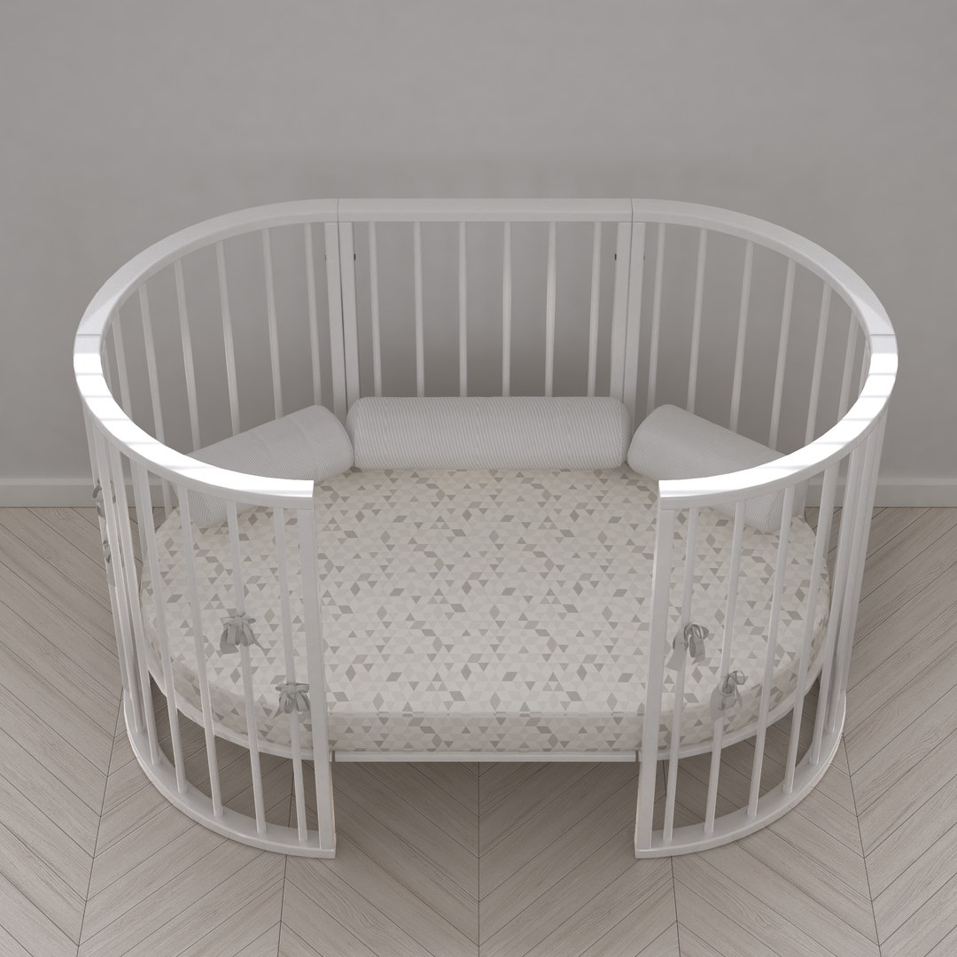 3d Stokke Cribs Versions Model