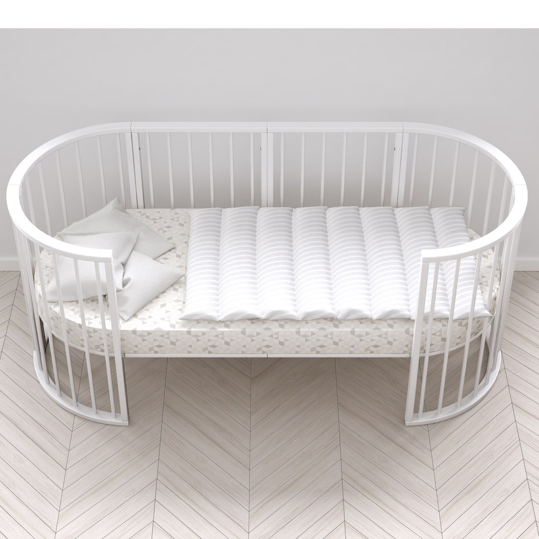 3d Stokke Cribs Versions Model
