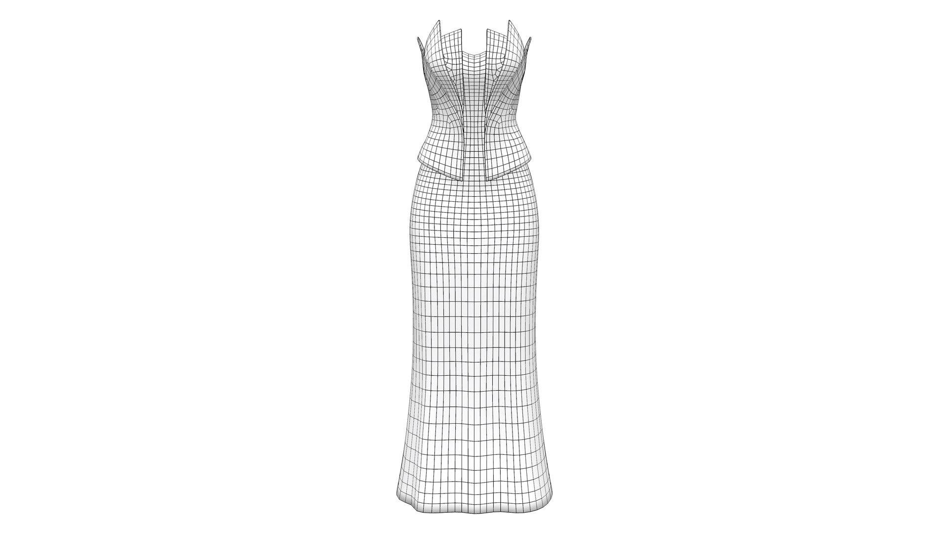 3D Navy Layered Neck Line Peplum Waistline Trumpet Skirt Gown Dress https://p.turbosquid.com/ts-thumb/TY/eOPxdj/Ur/preview6/png/1670139203/1920x1080/fit_q87/7d8e1e2eea52e9c6d8916447711026149686da53/preview6.jpg