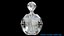 Bouteille de parfum en cristal