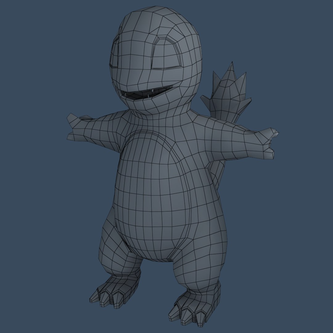 3d Model Charmander Games