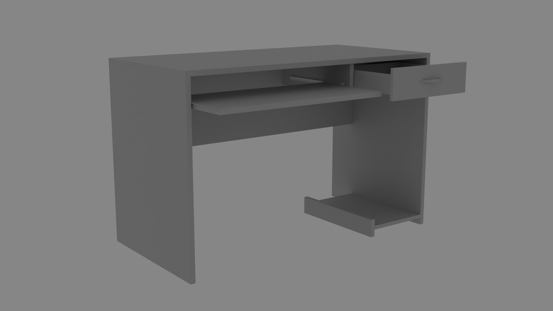 Desk PC Model - TurboSquid 2241059