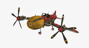 3D model war plane