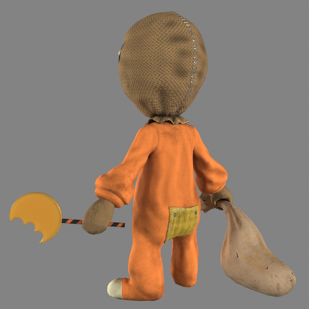 Trick-r-Treat Sam Figure 3D Model - TurboSquid 1856717