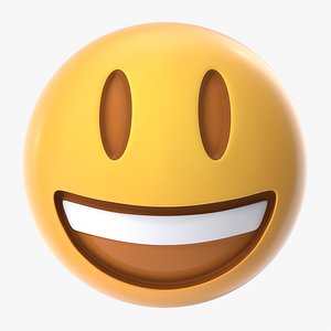 3D smiling emoji